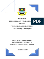 PROPOSAL KP - CIKARANG S.D WARUNGTILU - 092541