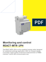 FIMER REACT-MTR-1PH EN Rev B