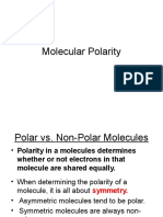 Molecular Polarity