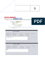 Estructura de Datos: Métodos para Listas Simples y Dobles