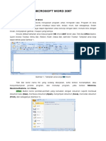 MENULIS DENGAN MS WORD 2007