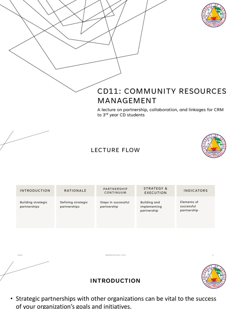 Lecture 7 Partnership, Linkages, and Collaboration To CRM | PDF ...