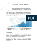 A evolução dos Jogos Olímpicos desde 1896