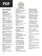 Lectors and Commentators Mass Guide in Tagalog | PDF