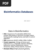 Databases Bioinformatics