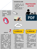 Hipertensión Arterial: Recomendaciones Contenido de Sodio