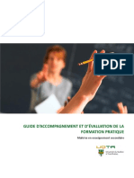 Guide D'Accompagnement Et D'Évaluation de La Formation Pratique