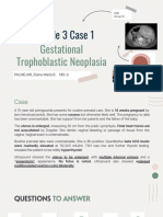 GYN Module 3 Case 1: Gestational Trophoblastic Neoplasia