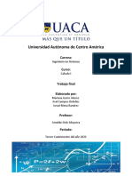 Universidad Autónoma de Centro América: Carrera