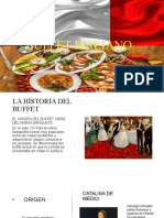 Origen e historia del buffet italiano