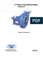 End Suction Frame Mounted Pumps: Series F