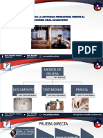 Diapositivas - Distribución de La Carga Probatoria Frente Al Sistema Oral Acusatorio