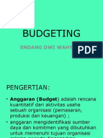 Budgeting: Endang Dwi Wahyuni