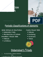 Periodic Classification of Elements