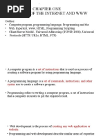 CH 1 Web - Programming