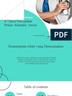 Pendidikan Kesehatan: Upaya Pencegahan Primer, Sekunder, Tersier