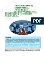 Marco Tributario Español Y Planificación Fiscal Internacional de Las Actividades de Investigación, Desarrollo E Innovación Tecnológica