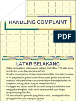 4. Handling Complaint