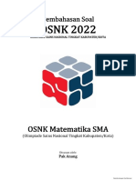 Pembahasan Soal OSNK Matematika SMA 2022 Pak Anang