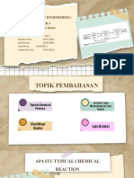 Chemical Reaction Engineering:: Teknologi Reaktor Kimia