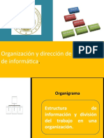 Organización y Dirección de Los Centros de Informática.