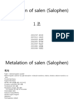 Metalation of Salen (Salophen)
