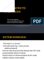 Ecg Related To Anesthesia: Wiwi J & Hari Bagianto Lab. Anestesiologi Dan Reanimasi RSUD Dr. Saiful Anwar Malang