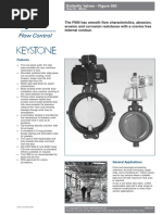 Catalog Keystone Butterfly Valve | PDF | Valve | Mechanical Engineering