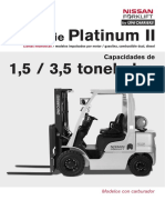 1,5 - 3,5 Toneladas. Serie Platinum II Llantas Neumáticas - Modelos Impulsados Por Motor - Gasolina, Combustible Dual, Diesel.