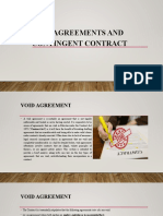 Void Agreements and Contingent Contract: Chapter - 05