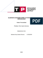 Autoanálisis Psicoanalítico de La Personalidad