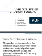 Konsumsi Gizi (Survei Konsumsi Pangan)