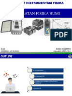 Peralatan Fisika Bumi: Oleh: Dosen Pengampu