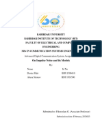 Bahirdar University Bahirdar Institute of Technology (Bit) Faculty of Electrical and Computer Engineering MSC in Communication Systems Engineering