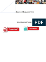 Pebc Document Evaluation Form