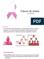 Cáncer de Mama: DR. Julio Barias