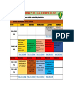 Horario 5° Del 24 de Mayo Al 28