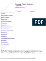 Medicinal Plants Abstracts Provides Agronomy and Botany Research Updates