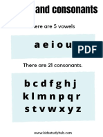 Aeiou: Vowels and Consonants