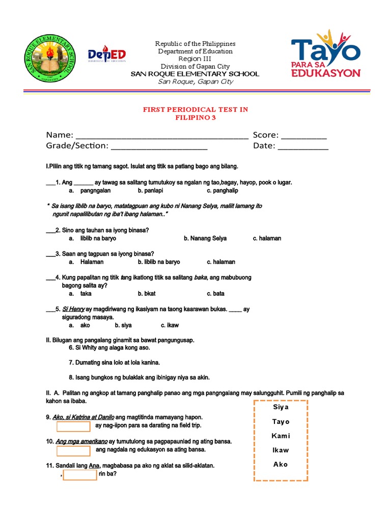 Filipino Ok | PDF