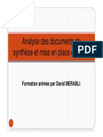 Analyse Des Documents de Synthèse Et Mise en Place D'un PPI: Formation Animée Par David MERABLI