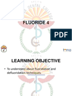 Fluoridation and Defluoridation