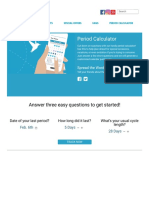 Period Calculator: Answer Three Easy Questions To Get Started!