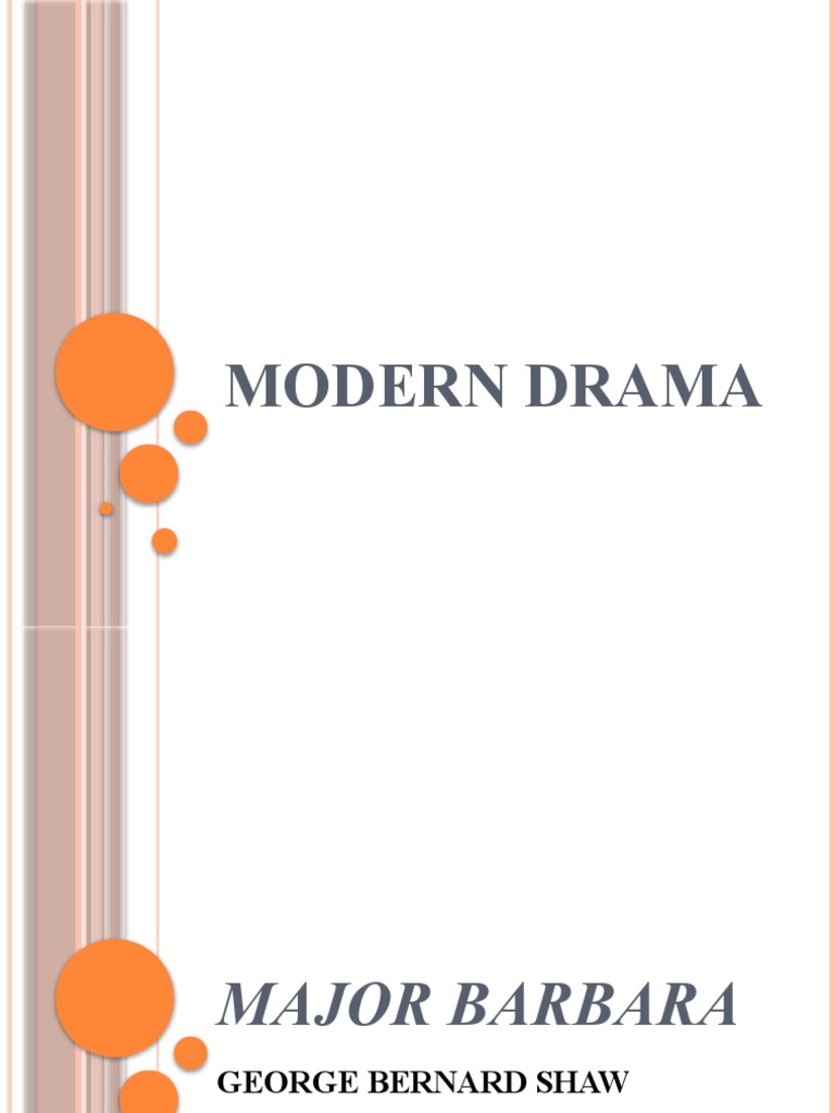 Major Barbara: Themes and Characters | PDF | General Fiction