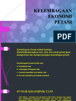 Kelembagaan Ekonomi Petani