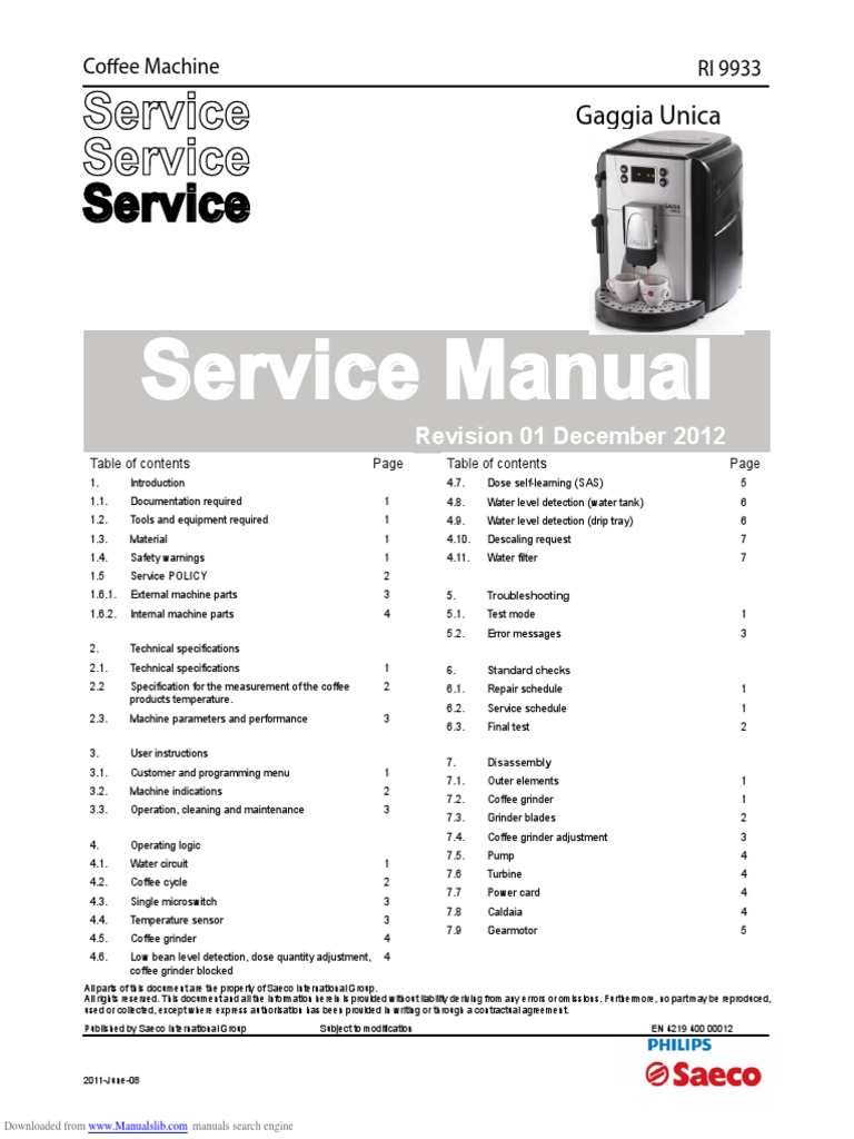 Service Manual PDF Water Heating Temperature