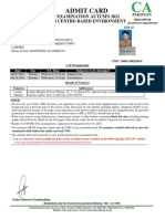 ICAP Admit Card