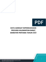 Data Agregat Kependudukan Provinsi Kalimantan Barat Semester Pertama Tahun 2021