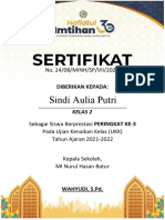 Sertifikat Imtihan NH 30