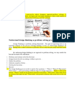 Understand Design Thinking As Problem Solving Process